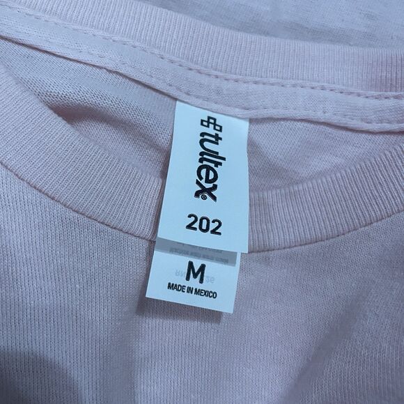 Tultex Mama Snack Boo Boo & Kiss Stealer Baby Pink Graphic Shirt Womens Medium - Picture 3 of 5